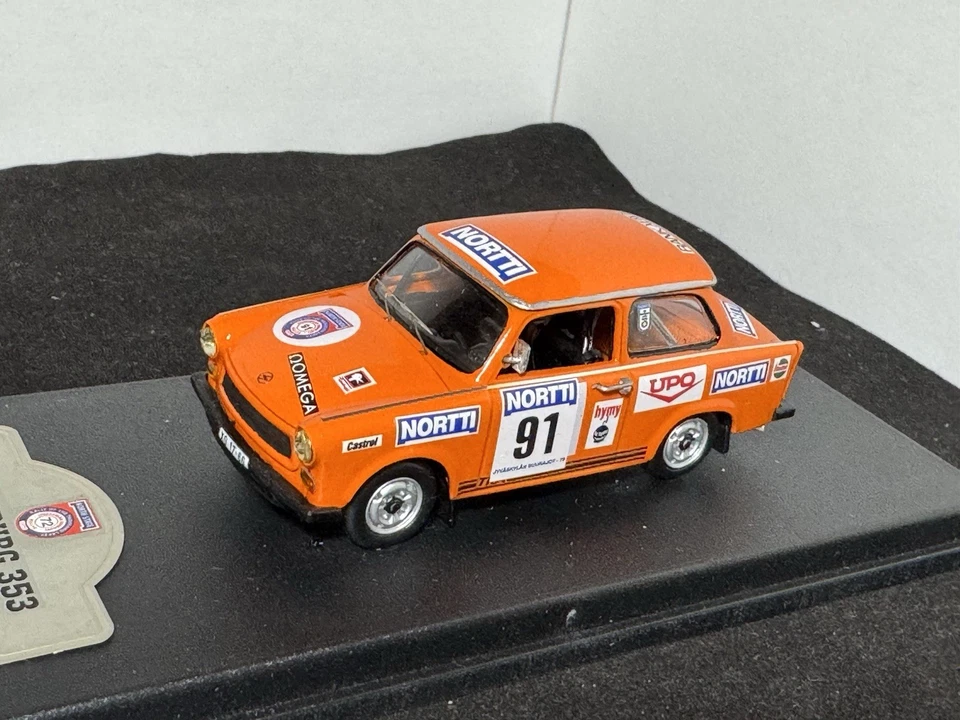 TRABANT P601 #91 ULLMANN-RIEDEL 1000 LAKES RALLY 1976 TRANSKIT 1:43 - Immagine 3 di 4