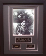 THE GODFATHER PACINO BRANDO WITH BULLETS FRAMED 16X20