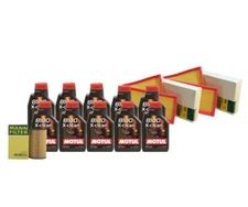 Motul + OEM Engine Oil Change Kit (5W-40) (10 Liter) (X-Clean 8100)