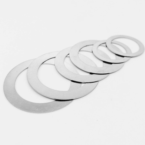 10/50X M2-M40 Acciaio Inox Ultra Sottile Lavatrice Piatta Ultra Sottile Spessore Guarnizione Liscio - Foto 4 di 6