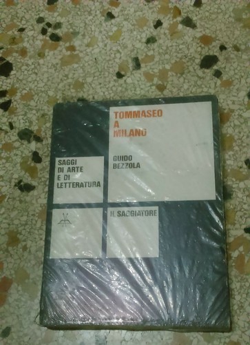 TOMMASEO A MAILAND GUIDO BEZZOLA WEISE ÜBER KUNST UND LITERATUR DER WEISE 1978. - Bild 1 von 3