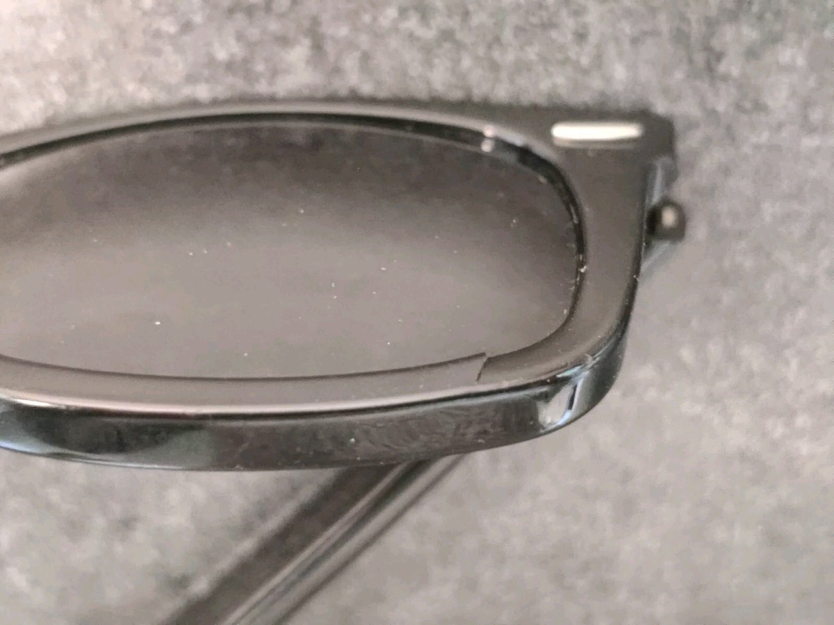 Vintage B&L Ray-Ban US Wayfarer Sunglasses & Box L2008 Black Ebony