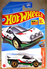 2023 Hot Wheels #40 HW Track Champs 1/5 RALLY SPECIALE White w/Gold AD Spokes