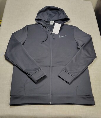 NIKE Therma-FIT Hoodie & Jogger Pants Set XL Mens Black Fleece