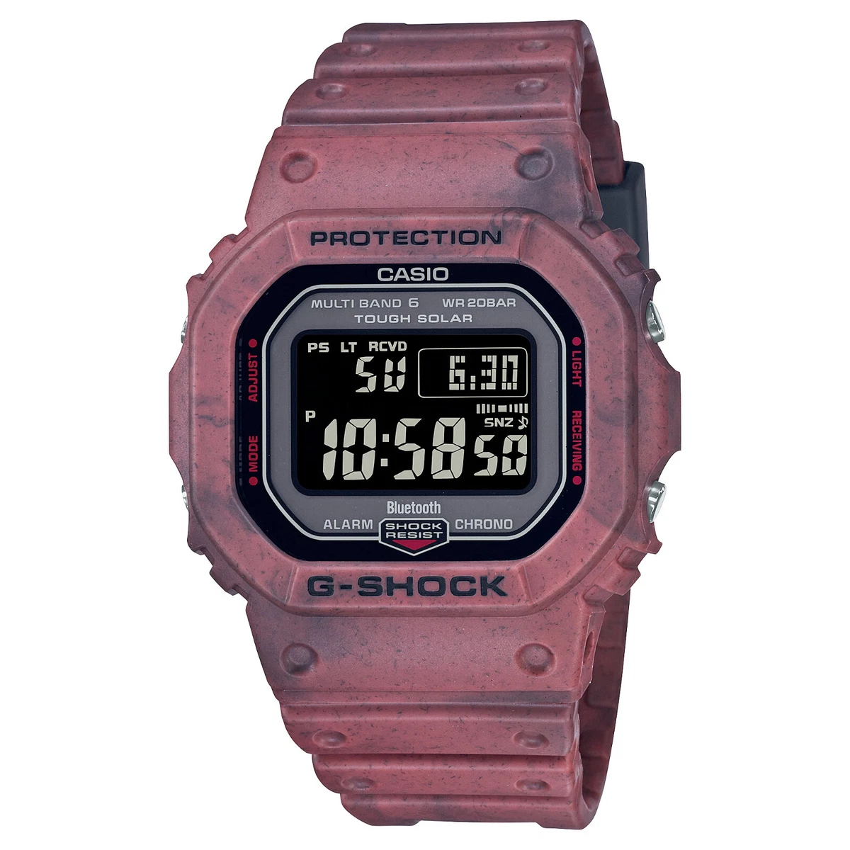 Casio G Shock Sand Land GWB5600SL 4 Red Black Solar Bluetooth
