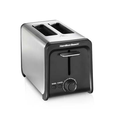 2 Slice Toaster with Wide Slots, Bagel Function, Toast Boost, Stainless 