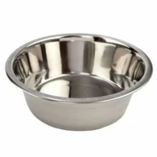 STAINLESS STEEL Standard Pet Dog Puppy Cat Food or Drink Water Bowl Dish 41 OZ.