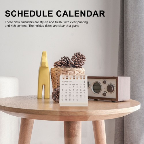 10 Pcs Desk Calendars Office Calendars Desktop Daily Calendars