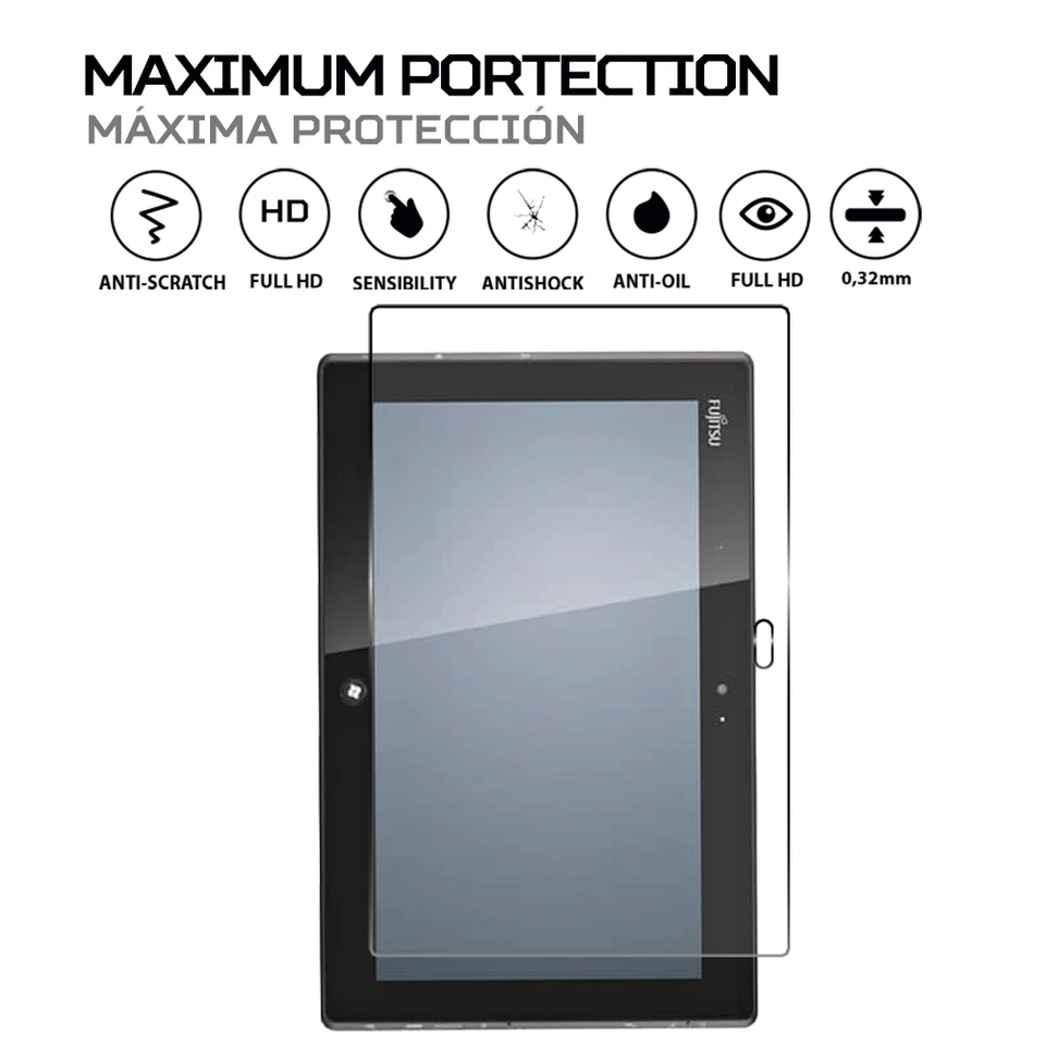 Противошоковая защита экрана для планшета Fujitsu Stylistic Q702 - Изображение 2 из 4