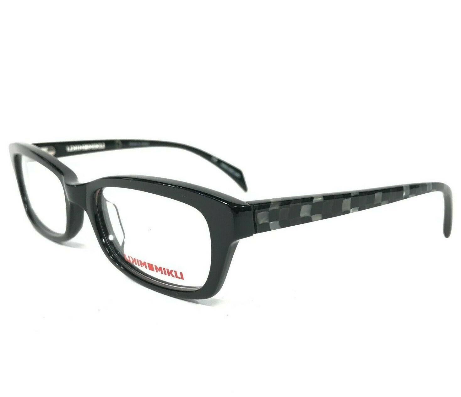 Оправа для очков Mikli Par Mikli ML1218 C001 Черно-серая в блестящую клетку 52-18-135
