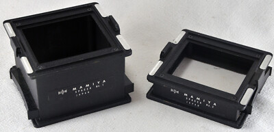 Lot De Bagues Macro Mamiya Press – N°1, 2, 3 Et 5 – Format 6x7, Noir