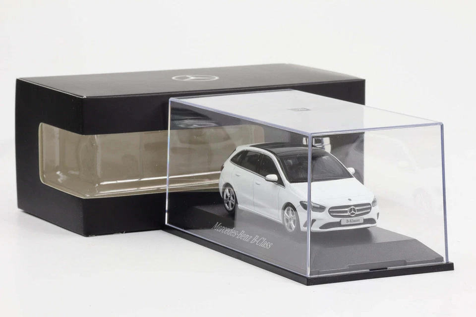 1:43 Herpa Mercedes-Benz B-Klasse W247 2018 Bianco Polare Rivenditore - Immagine 4 di 4
