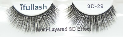 ifullash 3D- multidimentional Faux Mink Eyelashes.style #29, 6 pairs or 12 pairs
