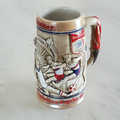 1984 olympic budweiser beer stein