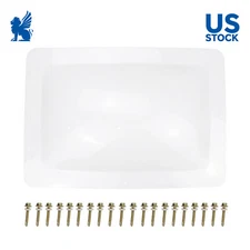 18" X 26" RV Skylight Interior Garnish & Exterior Cover White Camper Skylight