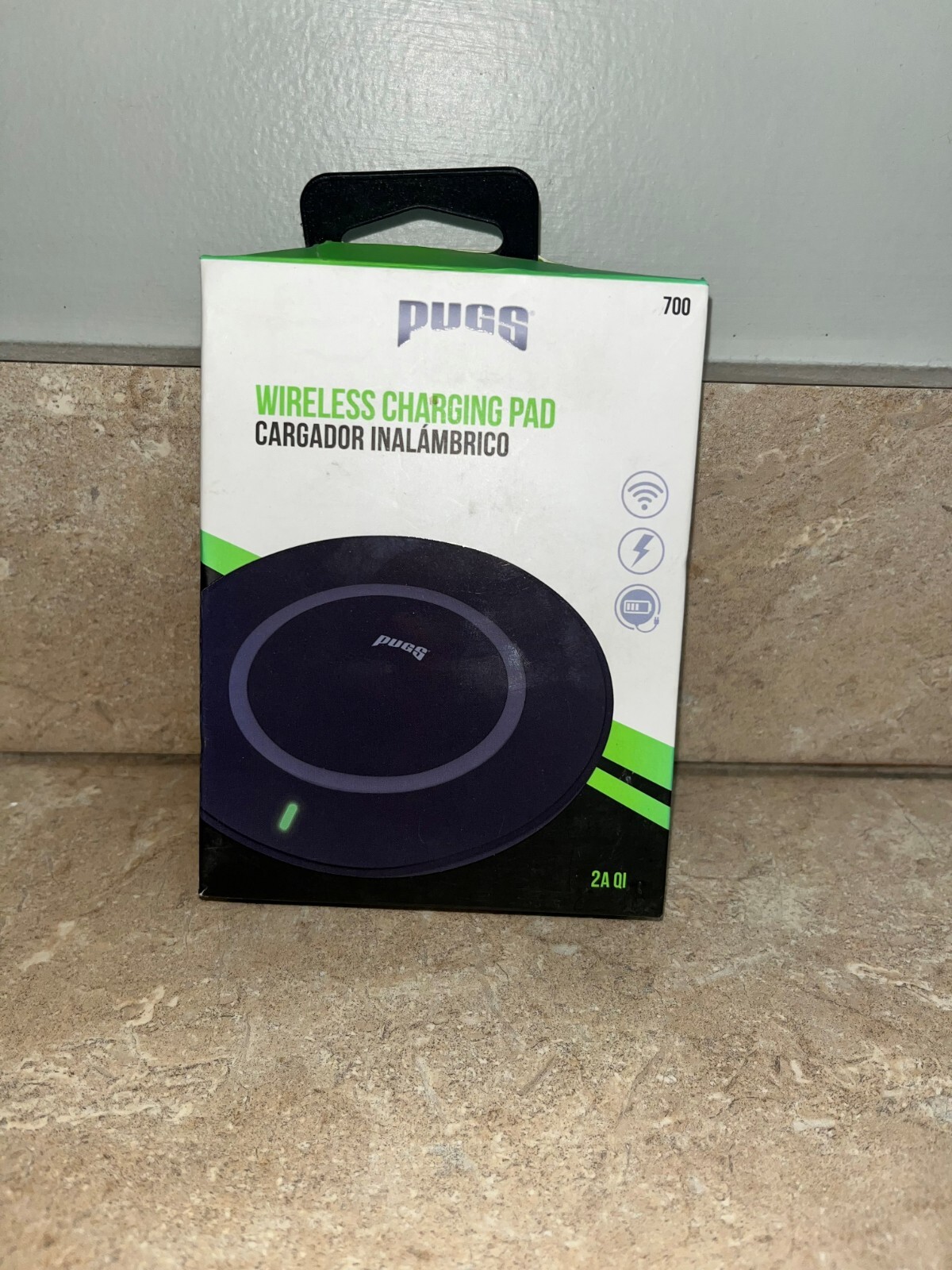 Pugs Black Circle Wireless Charging Pad | eBay