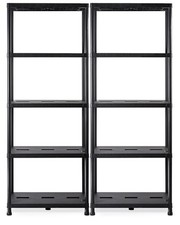 2x Haushaltsregal Steckregal Plastik Regal Kellerregal Campingregal 10 Böden NEU