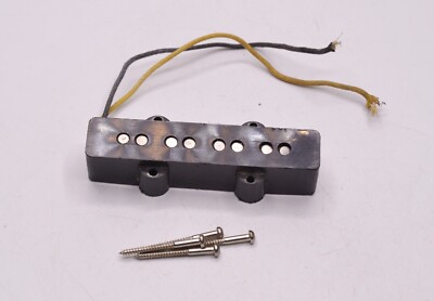 1980's Vintage Seymour Duncan Jazz Bass ~BLACK~ NECK Pickup USA