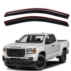 In-Channel Window Visors Rain Guards for 2015-2022 Chevrolet Colorado GMC Canyon