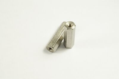 Lot of 2 2110-440-SS-20 RAF Standoff Female 4-40 x 7/8'' Stainless 1/4'' Hex NOS