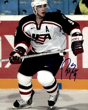 Patrick Eaves Signed USA Hockey 8x10 Photo Dallas Stars Detroit Red Wings