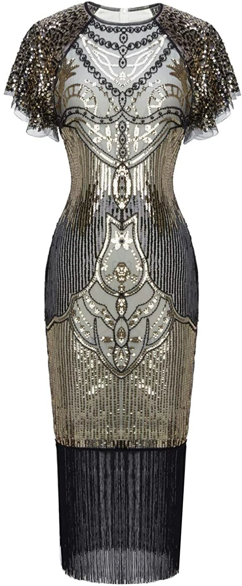 Knee length flapper clearance dress
