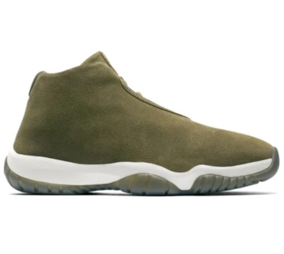Air Jordan Future Green Olive Canvas Sneaker Women Size