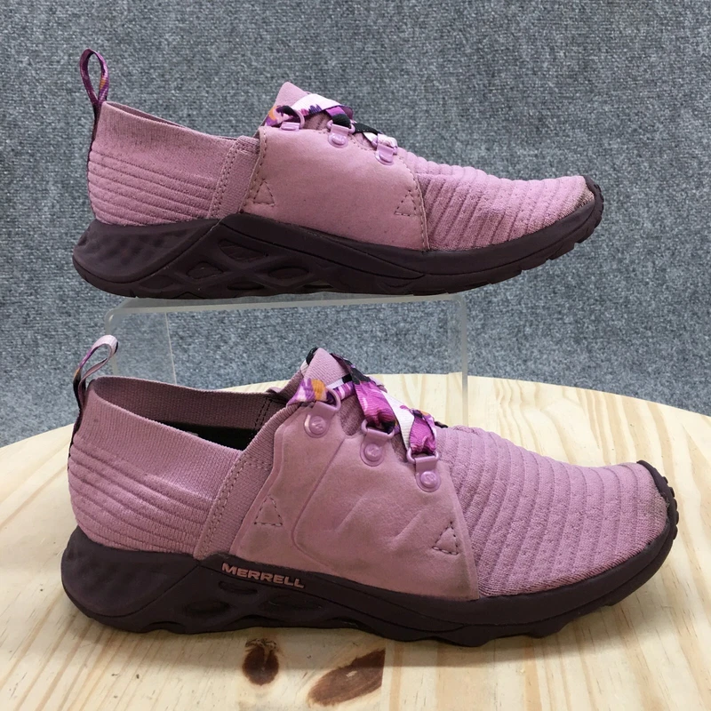 merrell range ac low top lace up fabric shoes