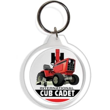 Int Cub Cadet Farm Garden Tractor yard lawn mower keychain keyring hook Part