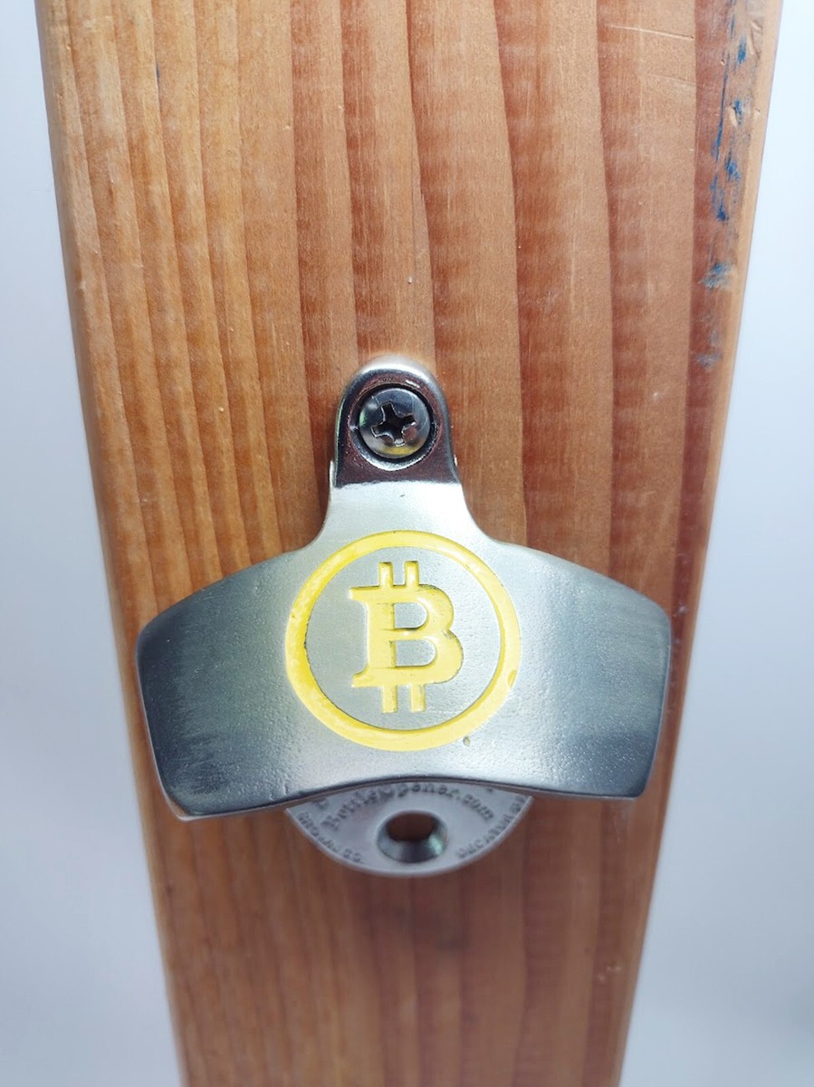 BITCOIN - Stainless steel - Bottle Wall Mounted Beer Bottle Opener | eBay