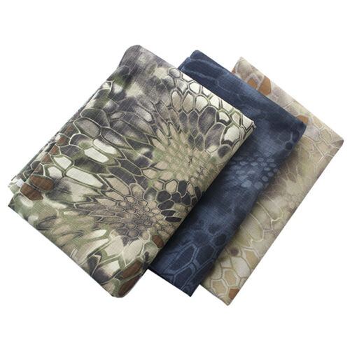 1.5m Width Python Pattern Cloth Hunting Tactical Camouflage Outdoor Thick Fabric - Picture 1 of 10