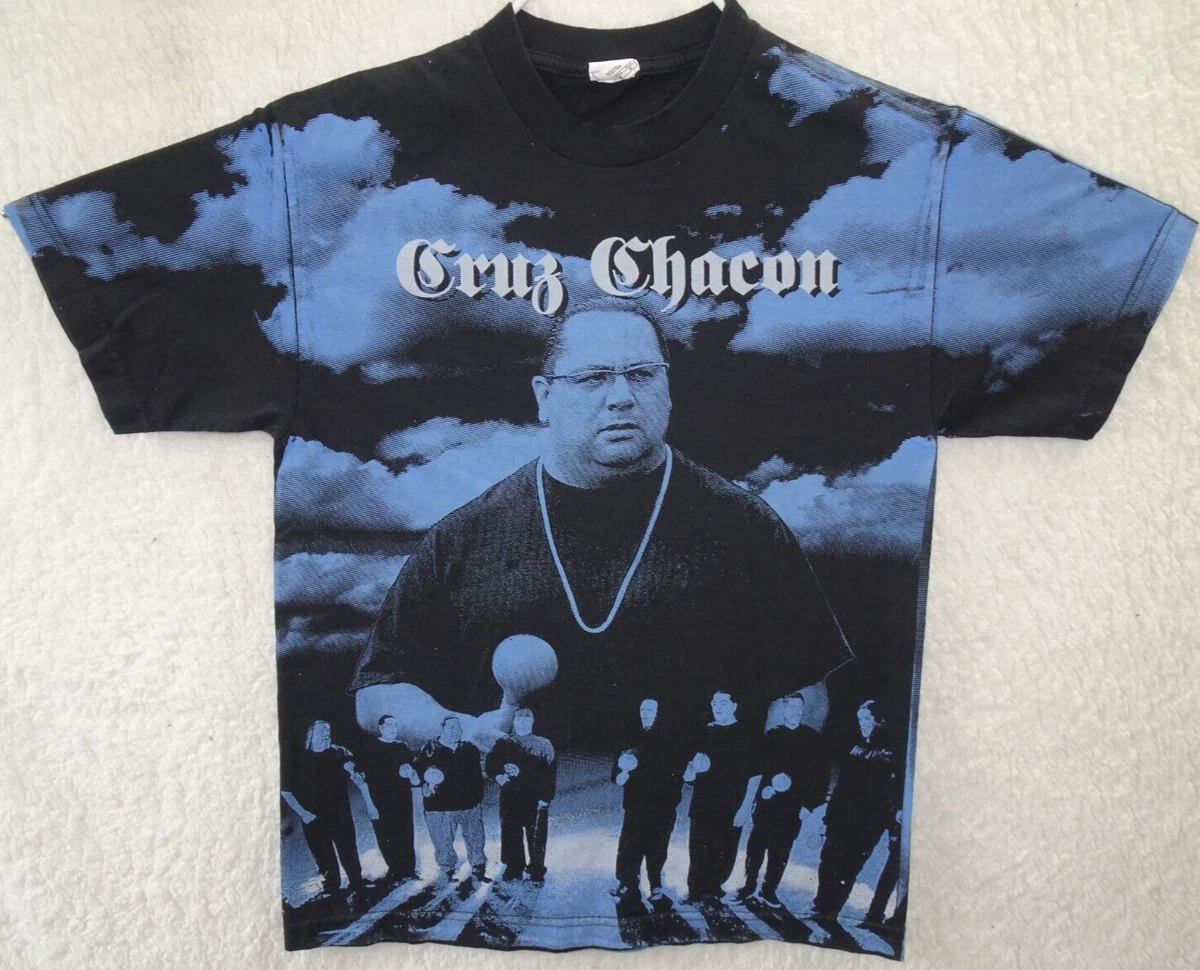 Cruz Chacon San Manuel Pow Wow All Over Print T Shirt Med Black Native American