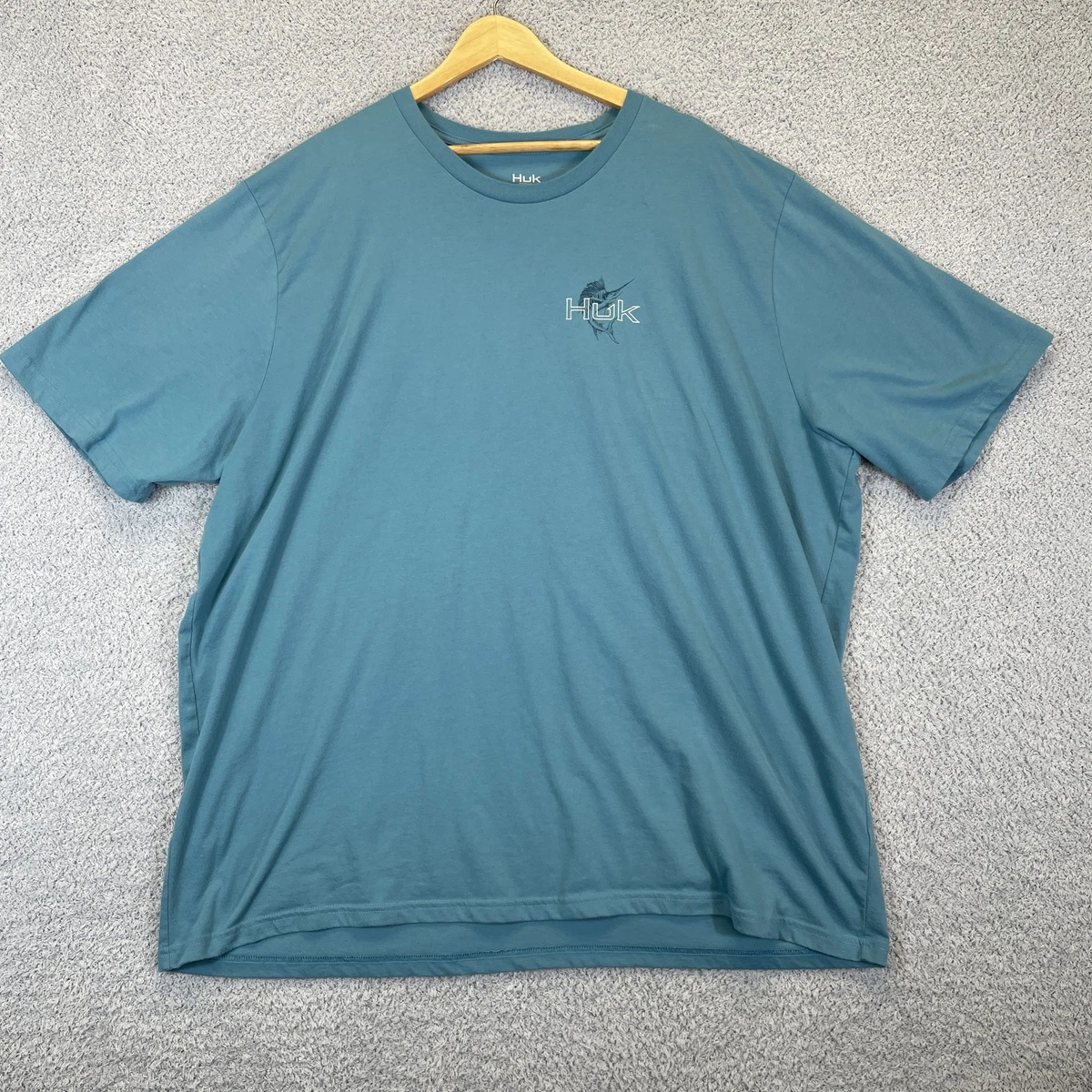 T-shirt Pêche HUK KC Scott - Protection UPF 50+ - Respirant - Manches Courtes Vêtement Pêche Protection Solaire