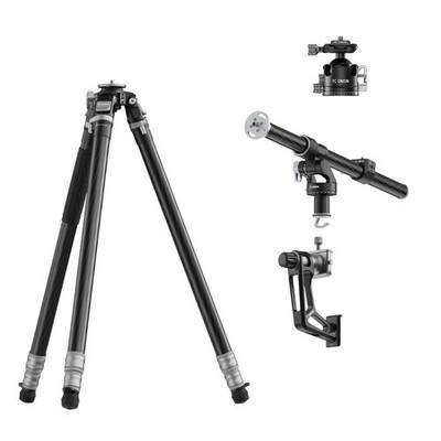 YC ONION Tako T23 Tripod with Gimbal Head and Over Head Rig