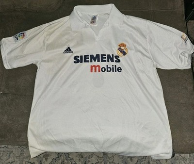 Vintage Adidas Real Madrid #7 Raul 2002 2003 Home Jersey Size M | eBay