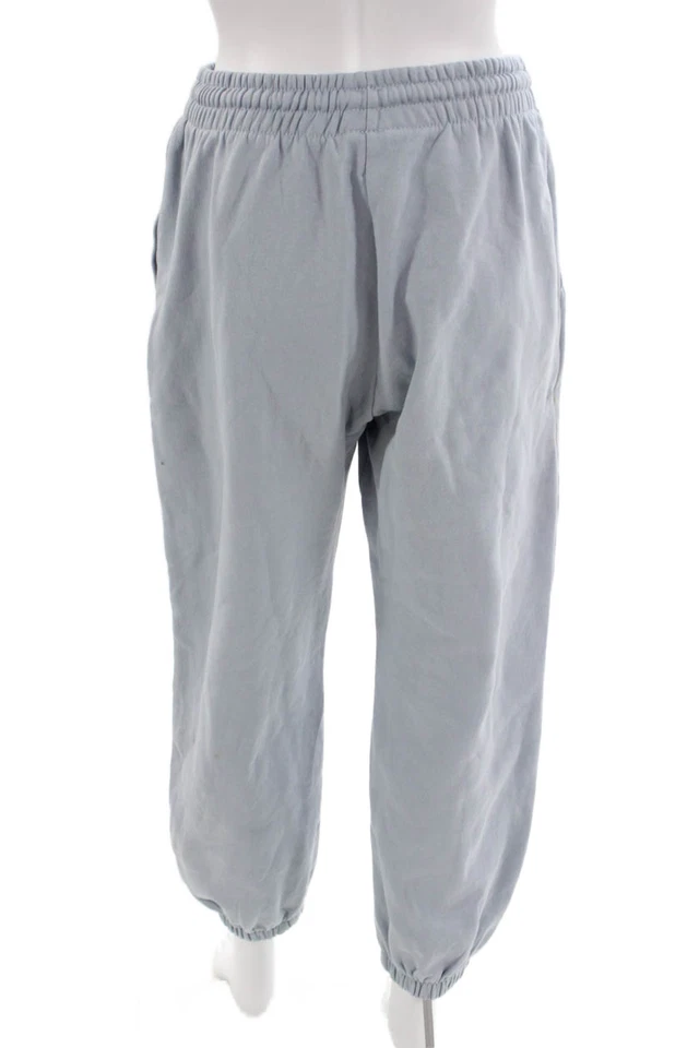 Pantalones deportivos Zara para hombre gris algodón poliéster cordón talla M Foto 3 de 4