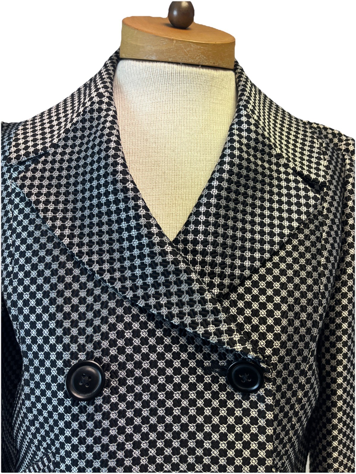 Express Design Studio Cropped Double Breasted Jac… - image 3