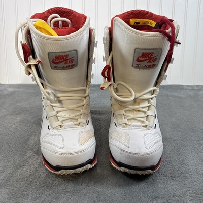 Nike Air Zoom Kaiju Snowboard White Lace Up Boots 376276-101 Sz 8
