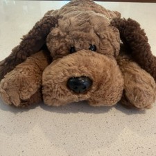 16" TY Elvis Dog Plush Brown Floppy Hound 1994