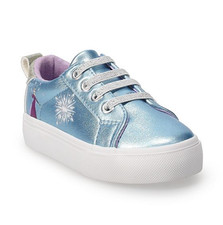 Disney Frozen Elsa Tennis Shoes Sneakers 6 7 8 9 10 Toddler Girls Anna Olaf Blue
