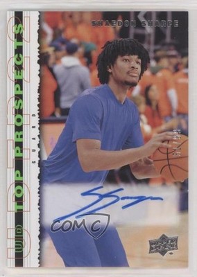 2022 Upper Deck Goodwin Champions 51/99 Shaedon Sharpe Rookie Auto RC 0fn0
