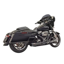 Bassani Manufacturing Short 2:1 Exhaust - Black - 17+ FL 1F42RB