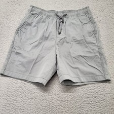 Gap Mens 7" Inseam Drawstring Pull On Elastic Waistband Short Smoked Pearl Small