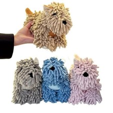 Cute Puppy Shaped Hand Towel Wall Mountable for Kitchen Bathroom Hand Towels