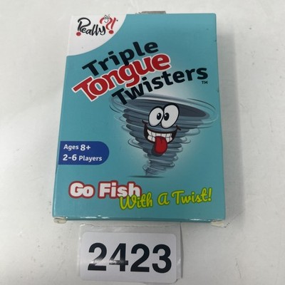 Triple Tongue Twisters: Go Fish with a Twist - Card Game Really Fun COMPLETE