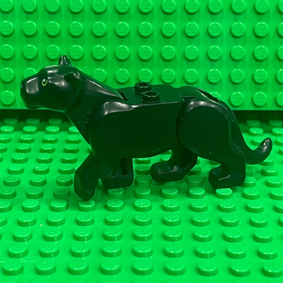 LEGO Gato Grande (Pantera Negra) Lima Ojos y Nariz Patrón (bb0787c01pb0) Selva Foto 2 de 3