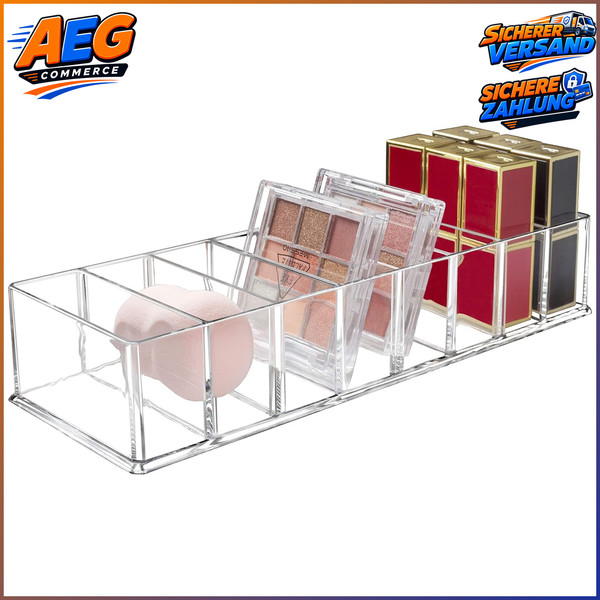 Kosmetik Organizer Acryl 8 FäCher Make-Up Aufbewahrungsbox Schmuckbox-image
