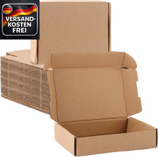Klein Versandkarton 14x9x3cm Wellpappe Verpackung Paketboxen Set