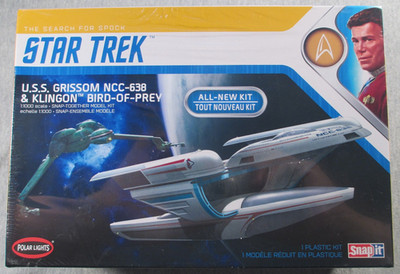Star Trek USS Grissom & Bird of Prey - 1/1000 scale Model Kit - Polar Lights