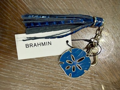 Brahmin Sapphire Sand Dollar Tassel New w/Tag
